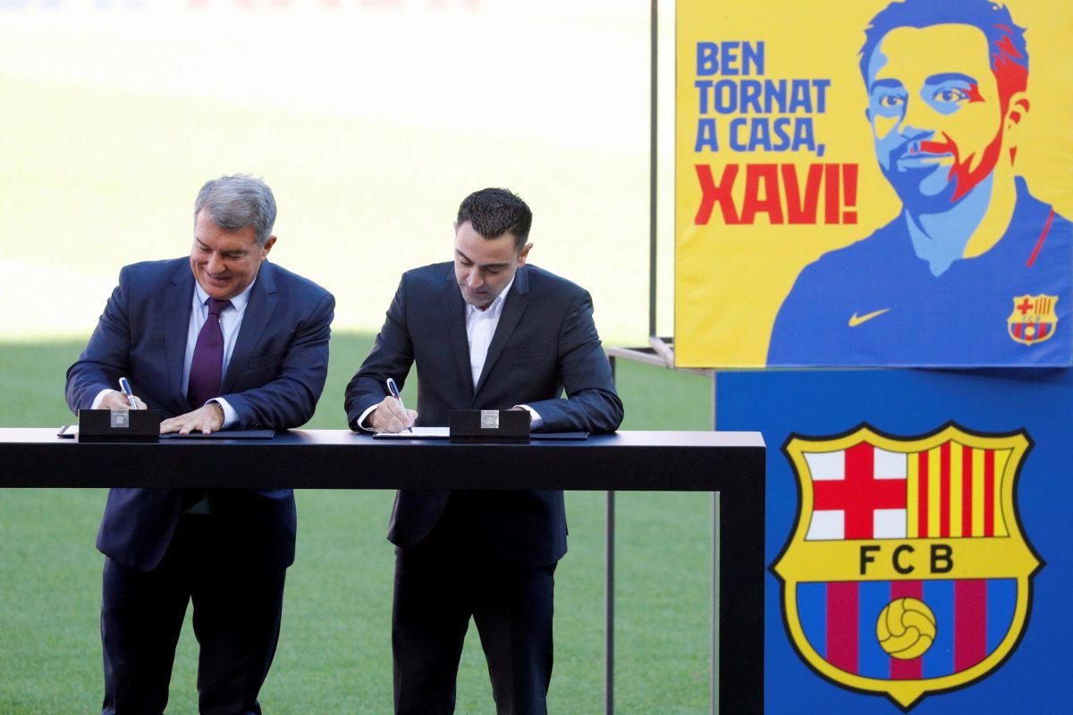 Nota de prensa: Xavi Hernández será definitivamente entrenador del Barcelona hasta 2026