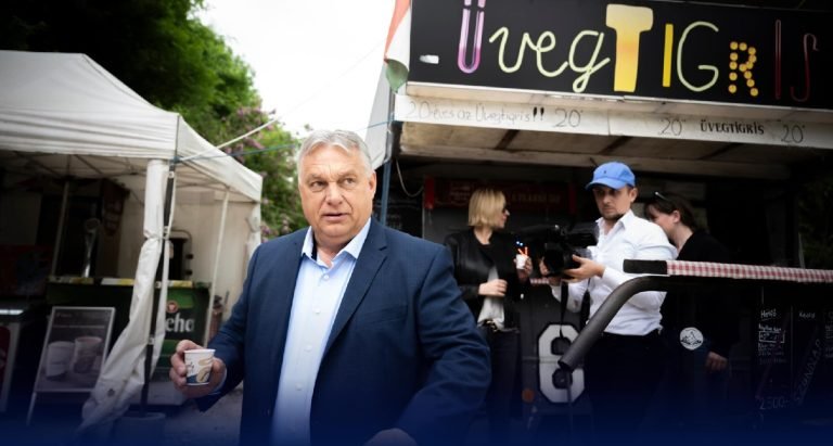 Orbán Viktor egy ízletes sült kolbászt kért az Üvegtigrisnél (videó)