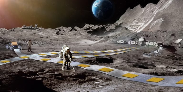 Elektromágneses vasút kiépítését tervezi a Hold felszínén a NASA