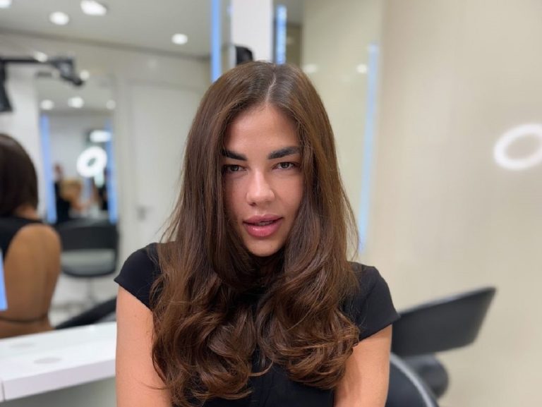 Gáspár Evelin testhezálló edzős szettben mutatta meg aktuális formáját